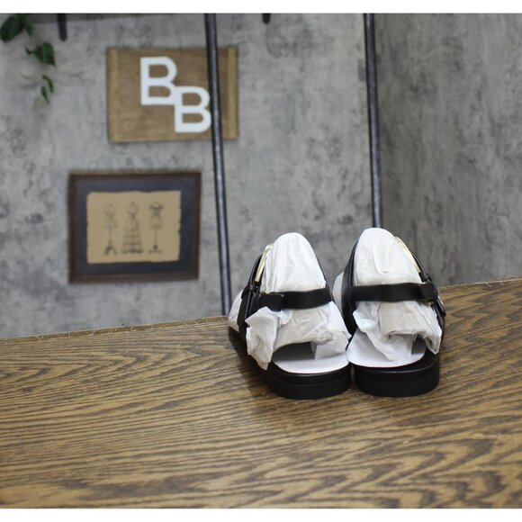 NWT Naturalizer Womens Taylor Slingbacks Heeled Sandals I9030L3 Black Leather 7M - Picture 8 of 11